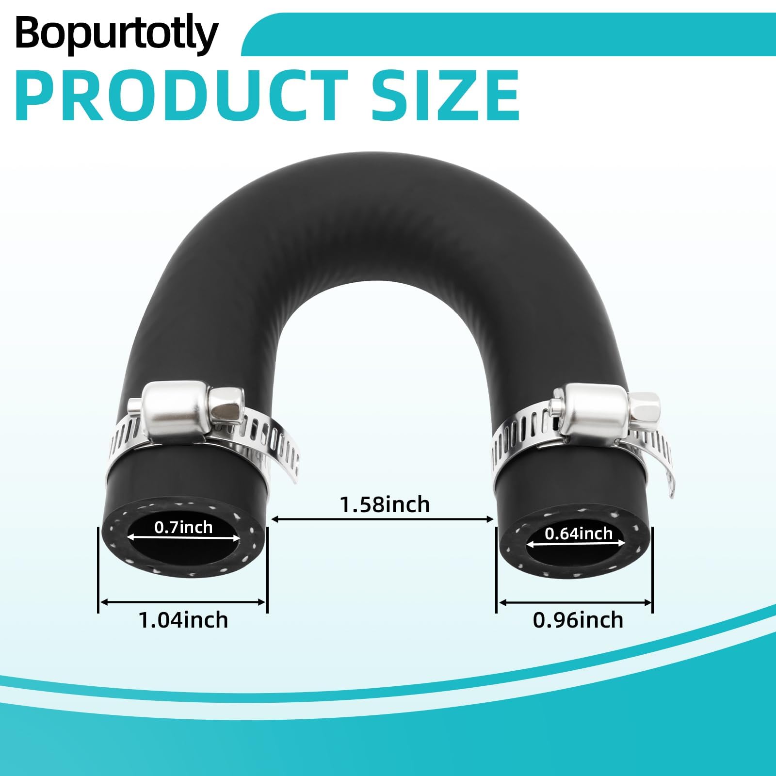 Amazon.com: Bopurtotly 551699 Heater Core Bypass Hose Coolant